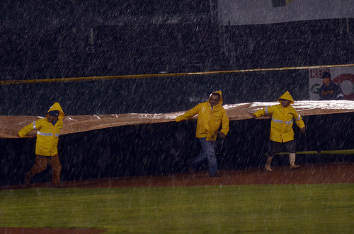 Otro día húmedo para Rieleros