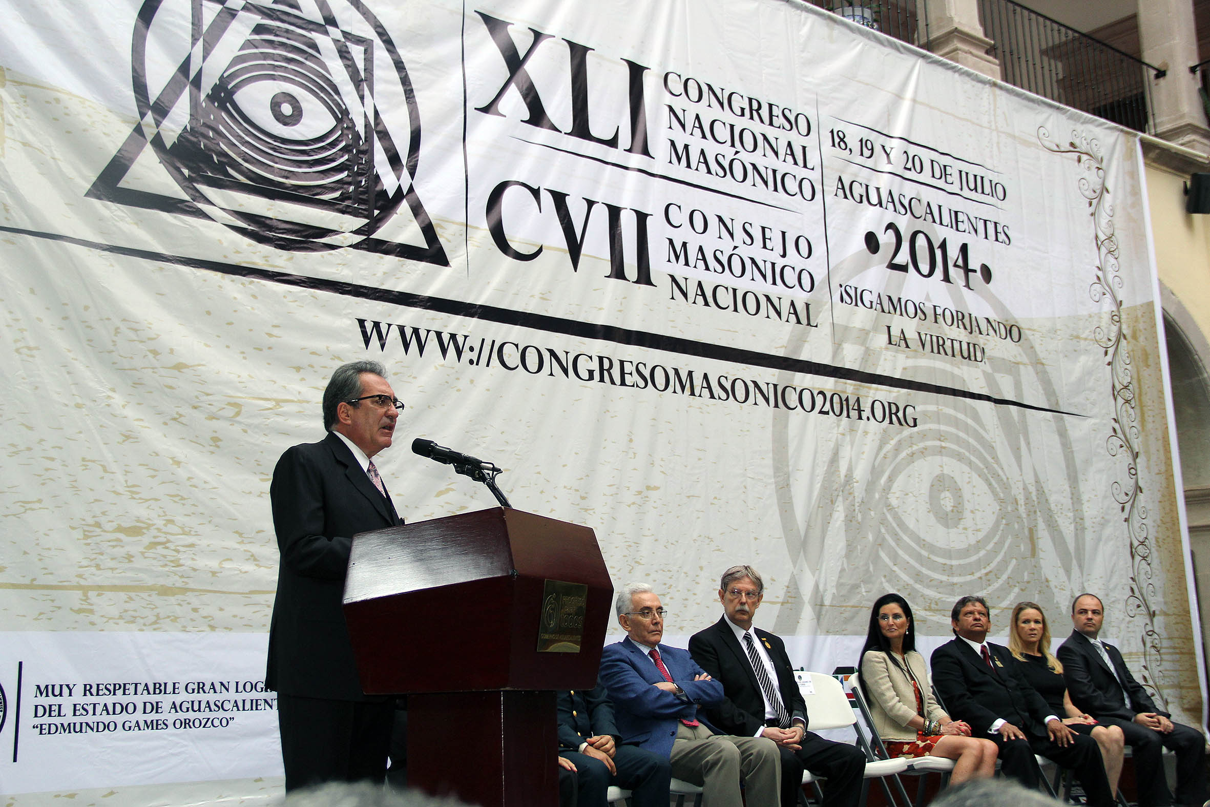 Inician masones su XLI Congreso y CVII Consejo Nacional