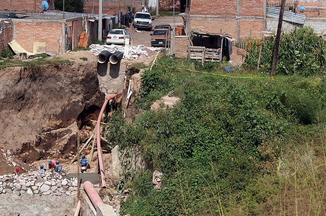 El socavón de Norias de Paso Hondo