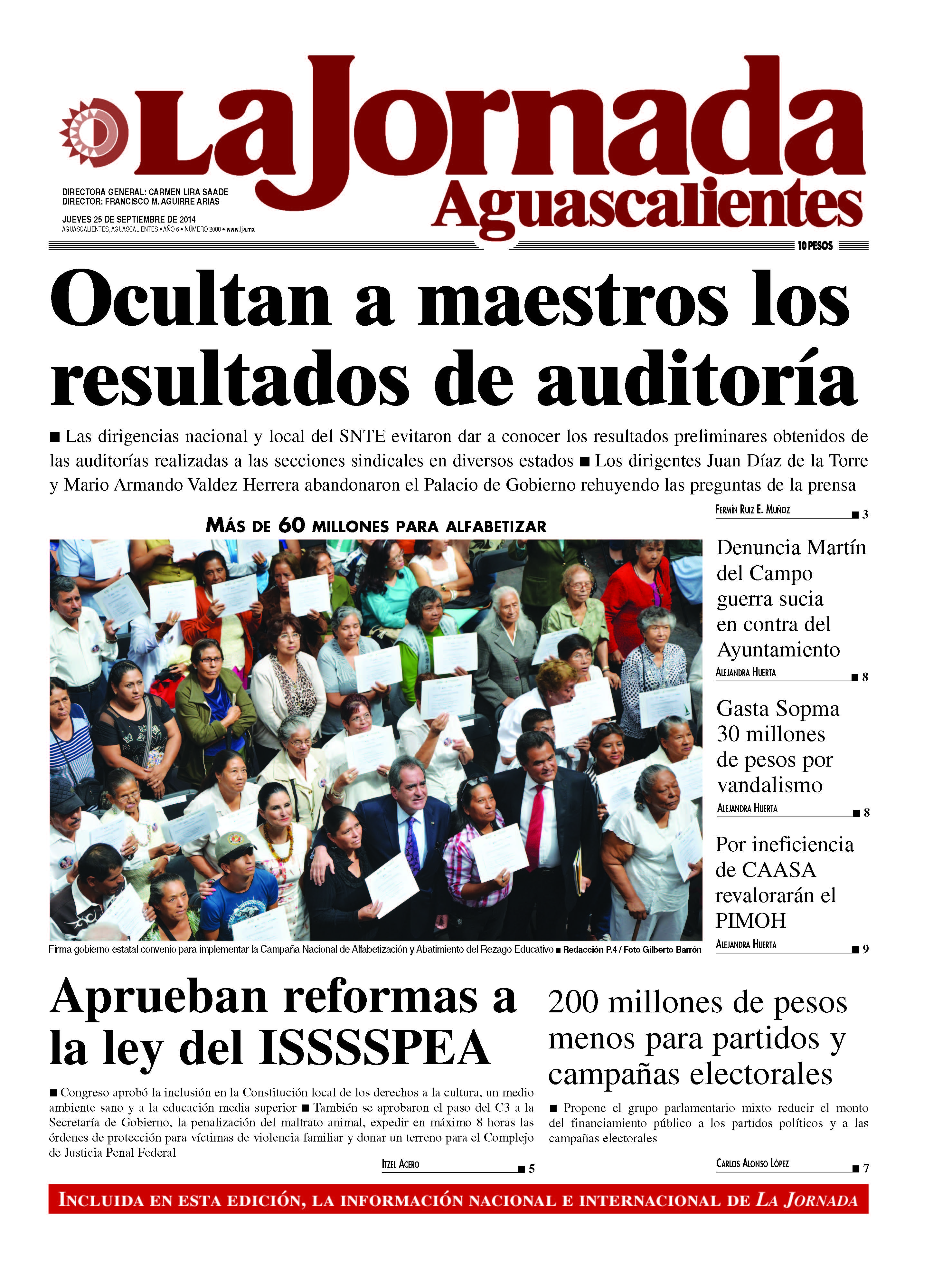 25 de Septiembre de 2014