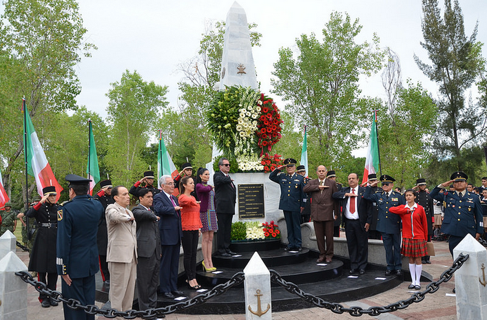 Conmemoran el 167 aniversario de la gesta heroica del Castillo de Chapultepec