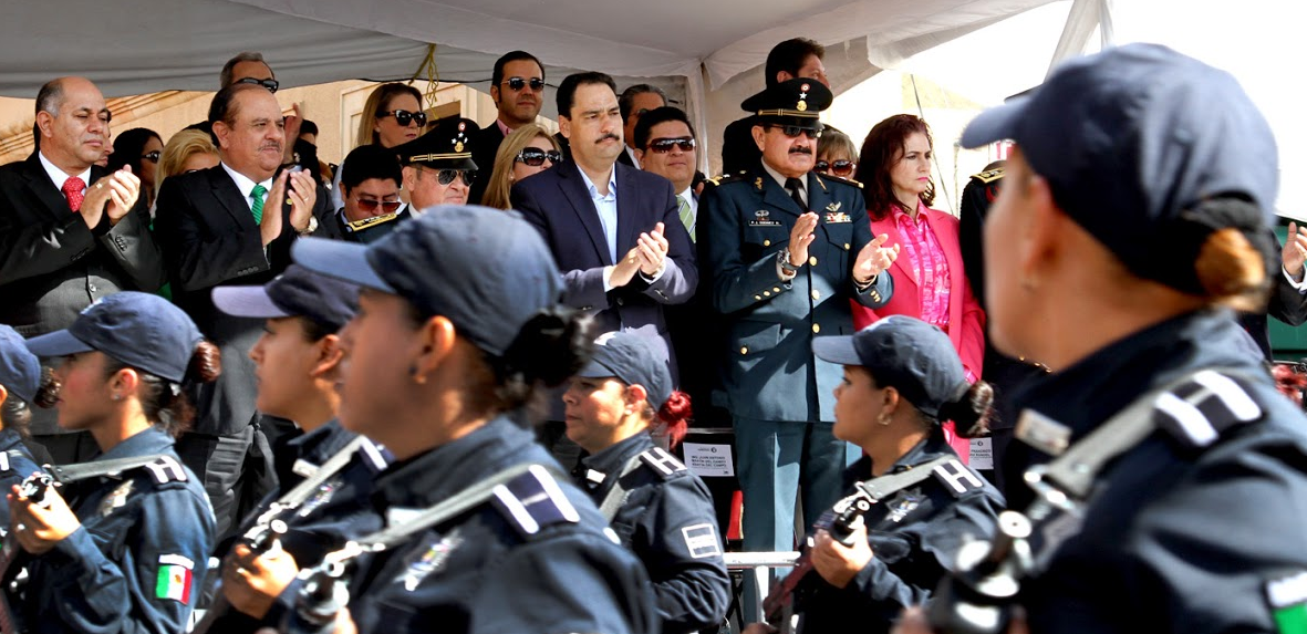 El alcalde en el desfile del 16 de septiembre