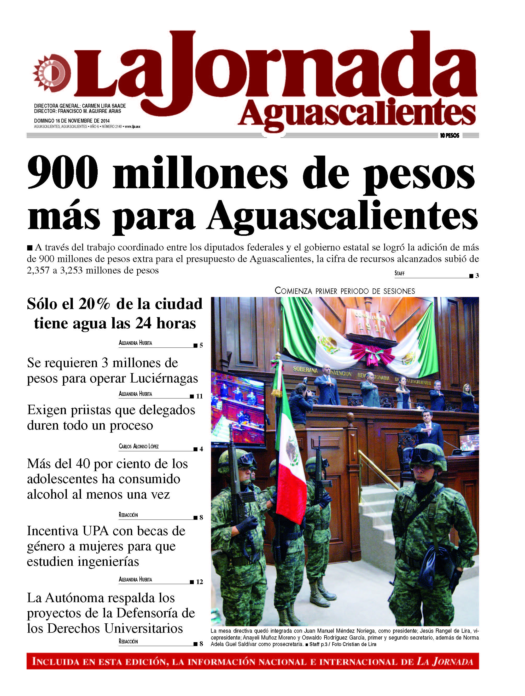 16 de noviembre de 2014