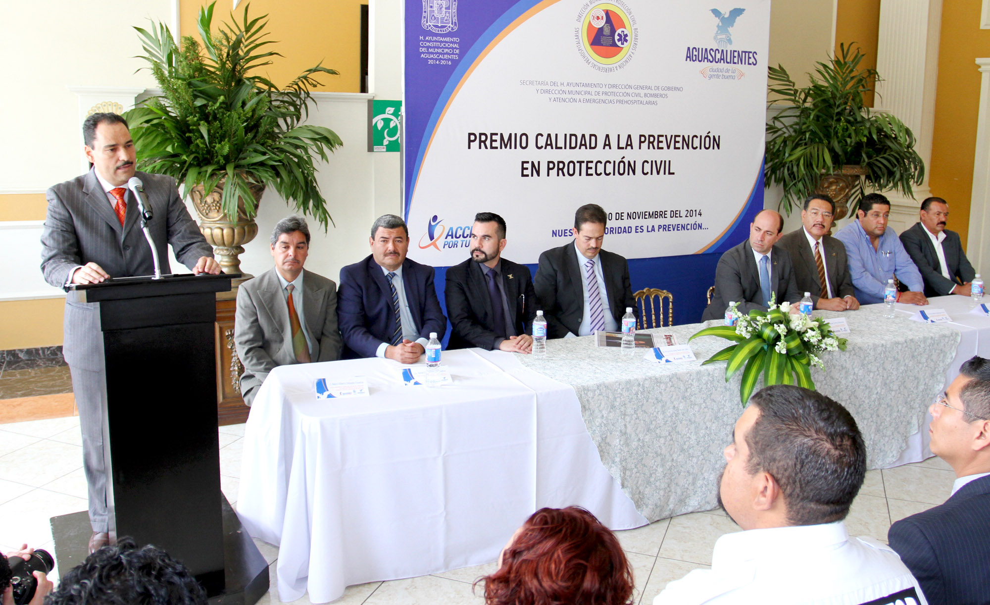 Entregó gobierno municipal Premio de Calidad a la Prevención en Protección Civil