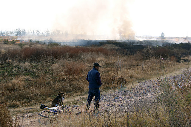Fuego a la orden del día: Incendio en Pirámides