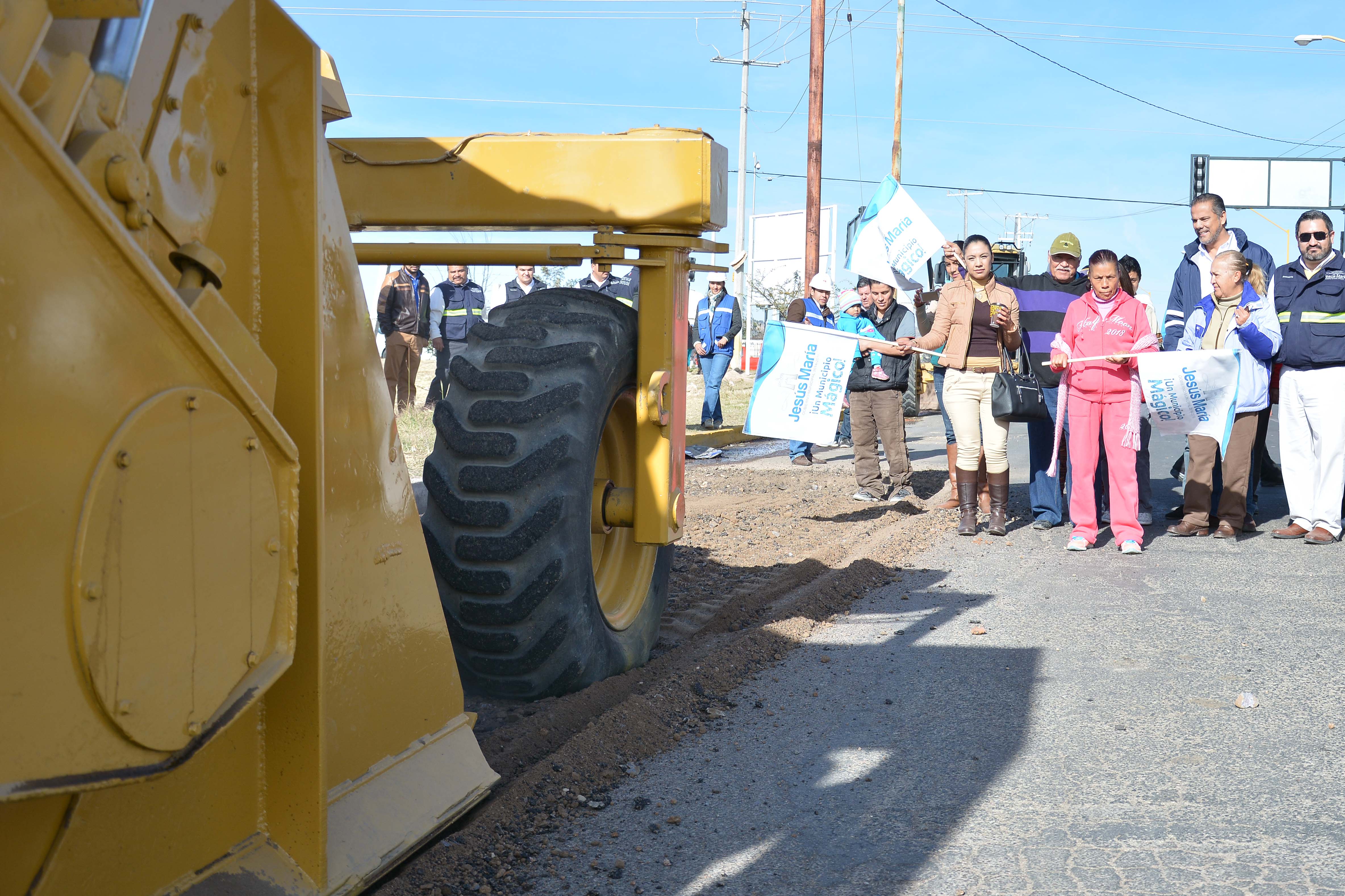 Inició la repavimentación de bulevar en Jesús María