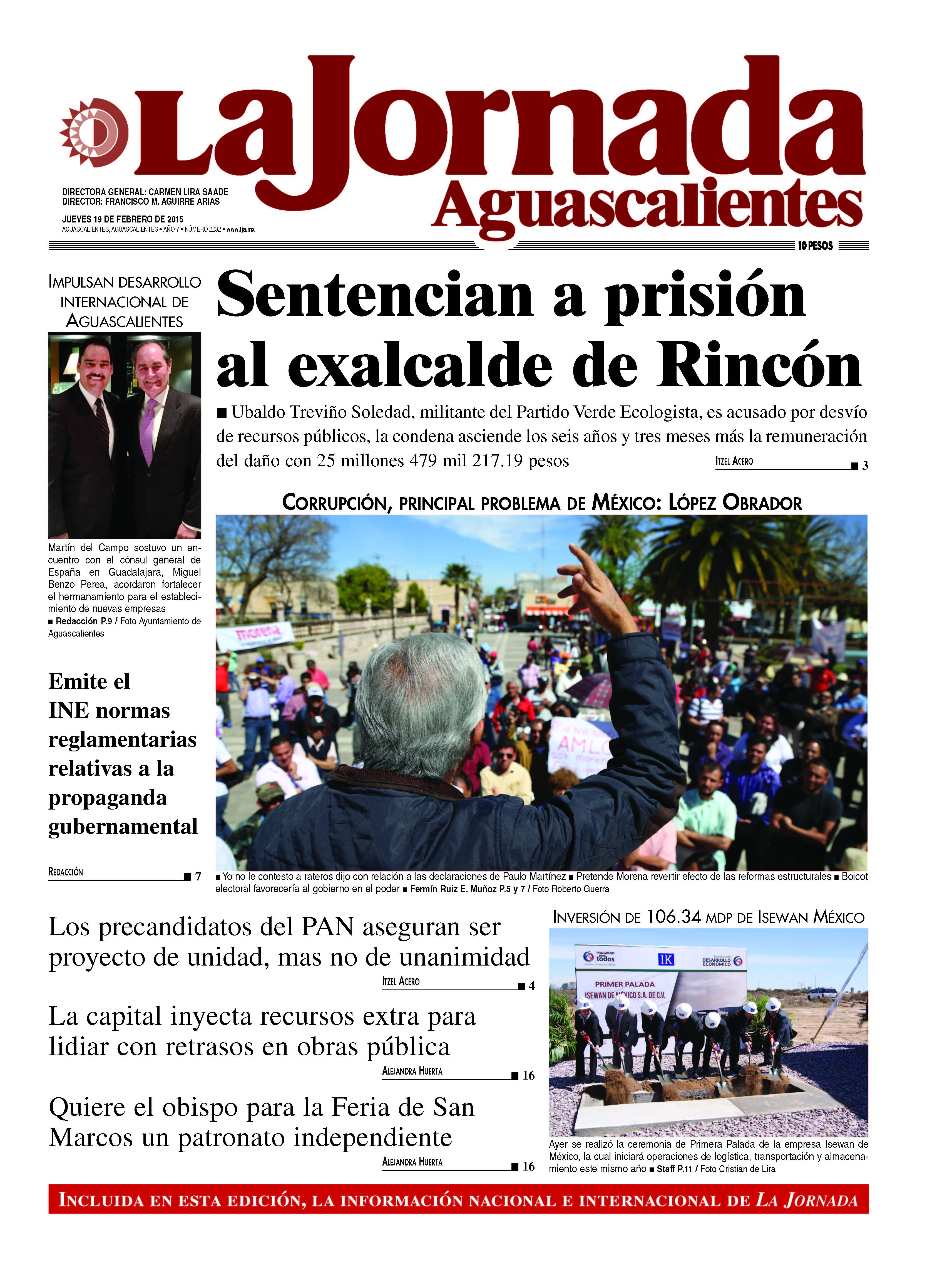 19 de febrero de 2015