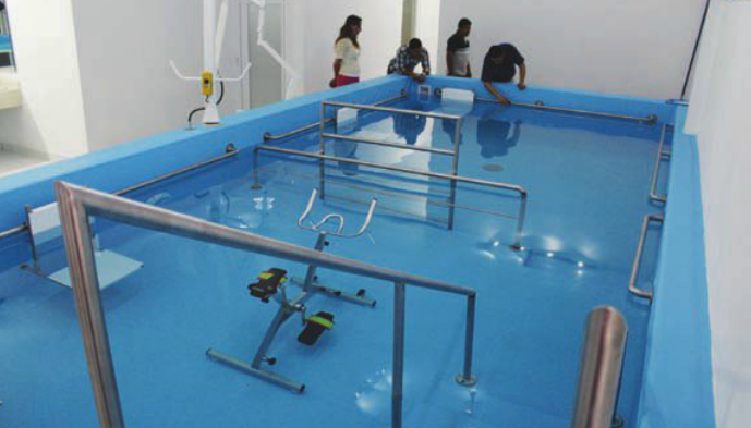 En dos semanas estará listo el Centro de Hidroterapia DIF, con capacidad para 300 pacientes diarios