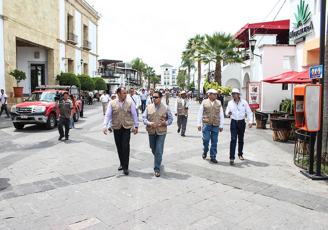Realizan operativo de ordenamiento urbano en el perímetro ferial