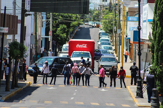 Segundo día de manifestación de las normalistas