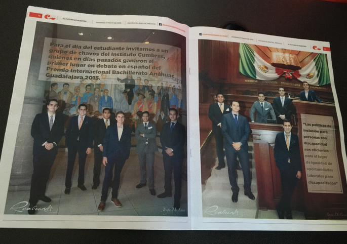 Utilizan sede del Congreso del Estado de Aguascalientes para sesión fotográfica de sociales