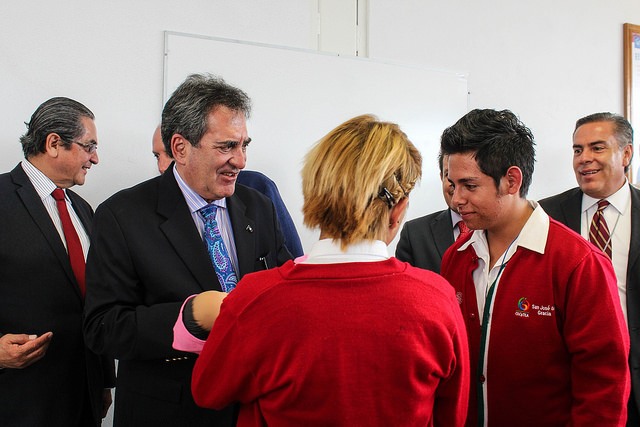 Realizan gira para supervisar obras y proyectos educativos