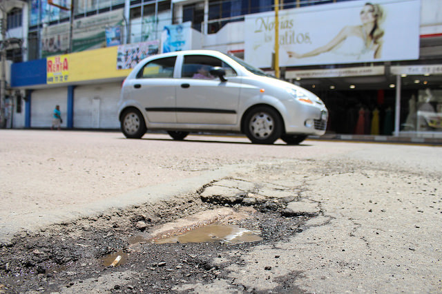 En lo que va del año se han invertido tres millones de pesos para obras de bacheo