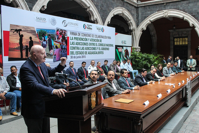 Fortalece la entidad relaciones con la Comisión Nacional contra las Adicciones