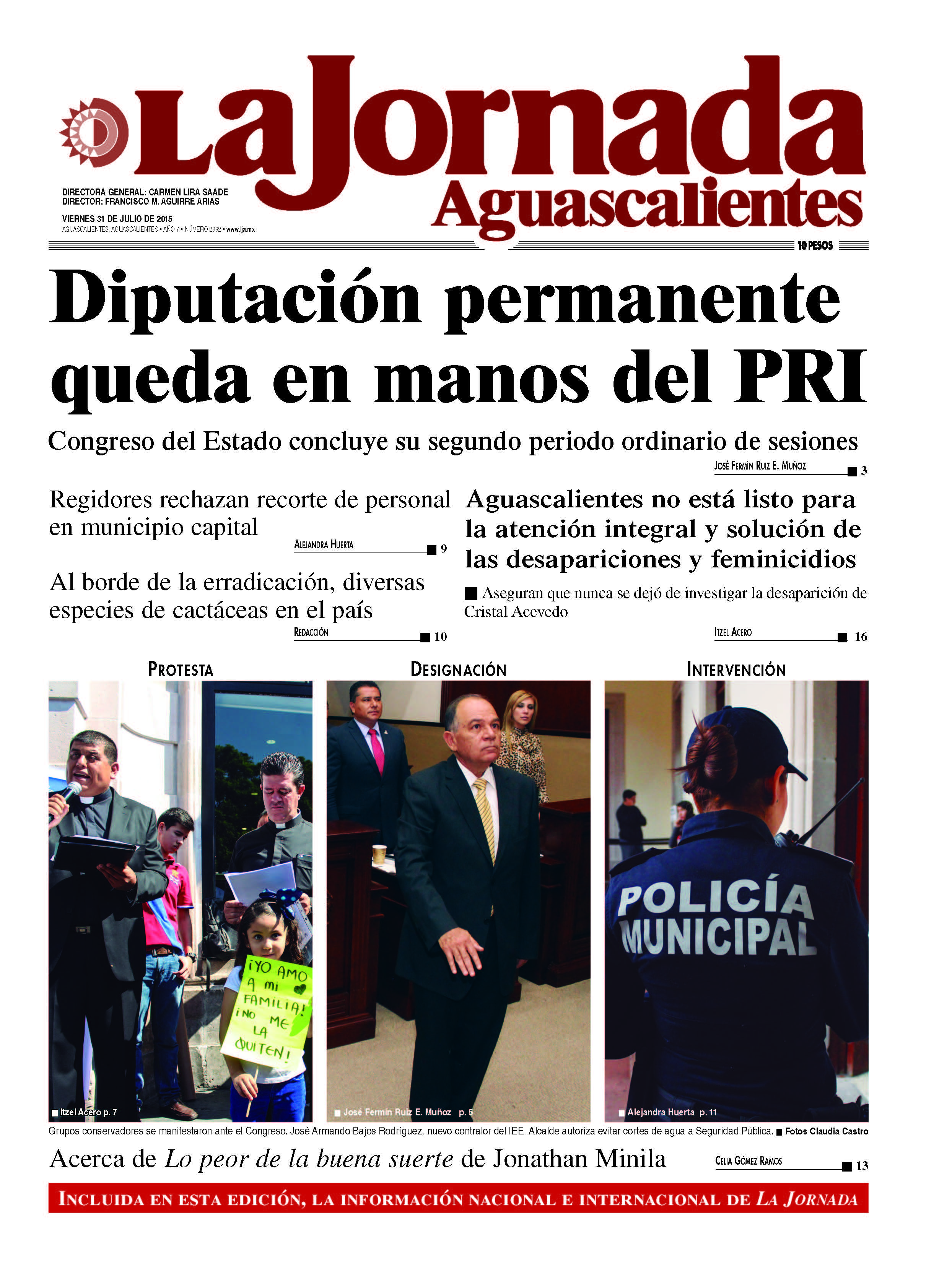 31 de julio de 2015