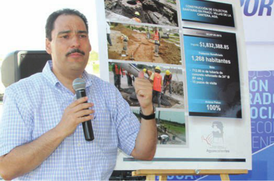 Entregan colector sanitario de Villas de la Cantera