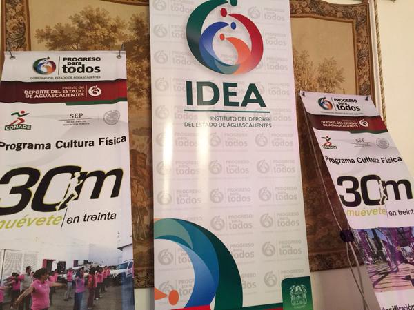 Llega el programa de activación física Muévete en 30 a Aguascalientes