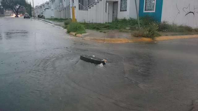 Afectan lluvias al municipio de Jesús María