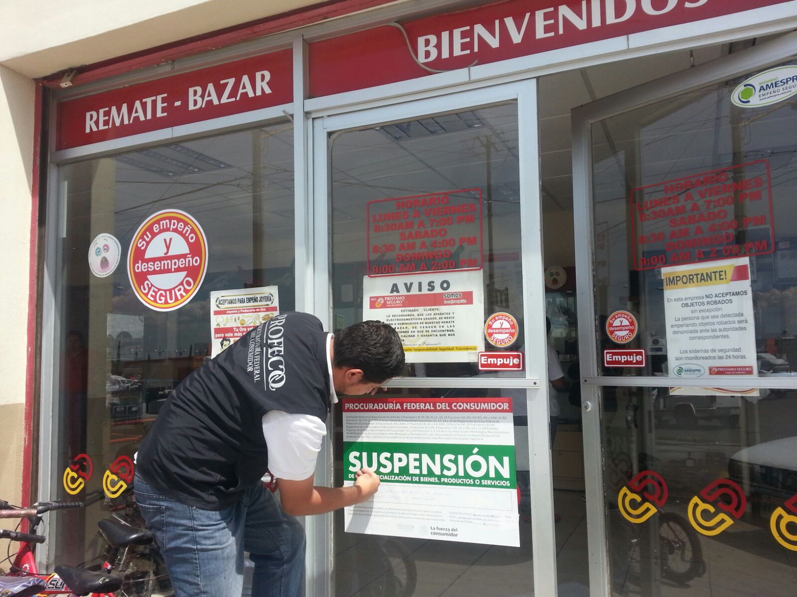 Profeco finaliza el año con nueve casas de empeño suspendidas