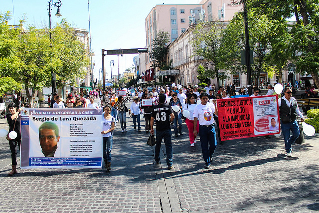 De nueva cuenta, marchan por justicia para desaparecidos y asesinados