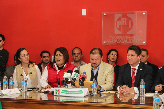 Asume Norma Esparza la presidencia del PRI en Aguascalientes