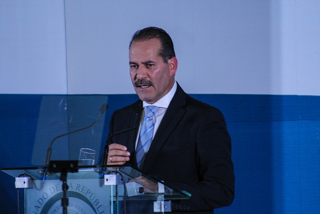 Anuncia Orozco Sandoval separación del Senado durante tercer informe de labores