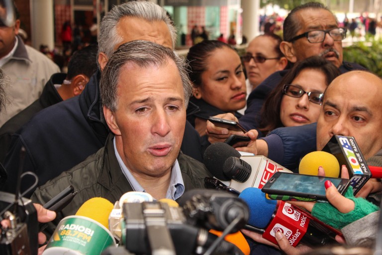 Verificado 2018 | Meade presume que creó el primer protocolo de control de armas; SAT desmiente: por ahora es solo un memo
