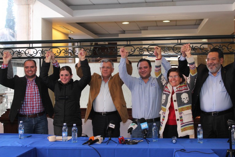 En horario laboral, regidores panistas realizan actos proselitistas