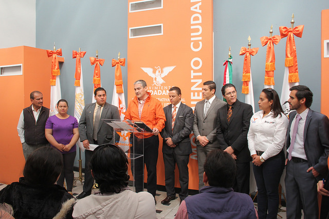 Presenta Movimiento Ciudadano precandidatos a diputados locales