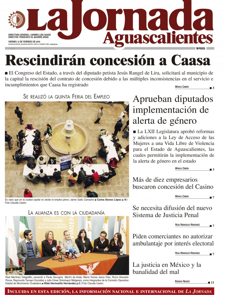 12 de Febrero de 2016