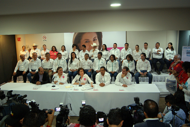 Con temas reservados, inician campañas de la coalición priista por las diputaciones