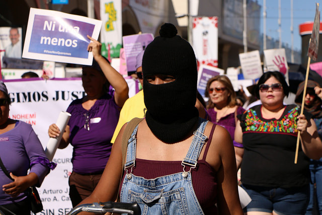 Movilización en contra de las violencias machistas