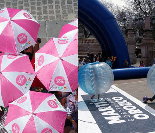 Candidatos hicieron campaña en el Desfile de Primavera