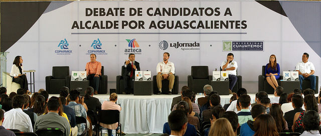 Asistieron seis de los ocho aspirantes a la alcaldía de Aguascalientes