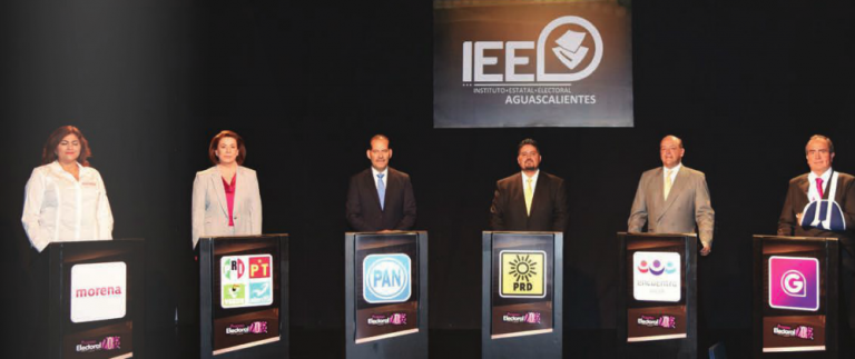 Se realizó el primer debate entre candidatos a la gubernatura de Aguascalientes