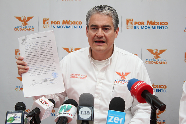 Retira Movimiento Ciudadano impugnación a la gubernatura