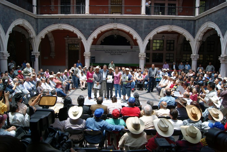 Llevan a cabo gira de trabajo el Gobierno del Estado y la Sedatu
