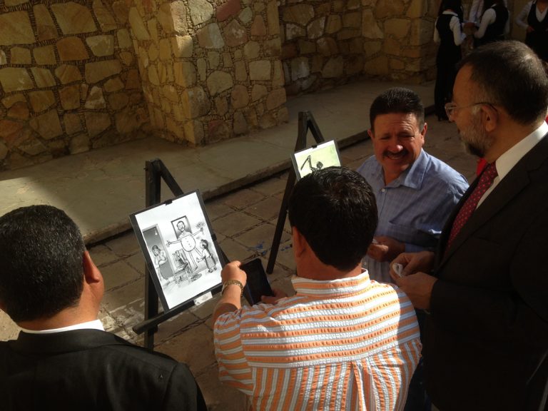 Inicia en Asientos la muestra internacional de caricatura, recorrerá diez municipios