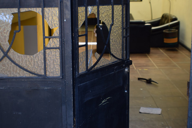 Vandalizan comité del PRD