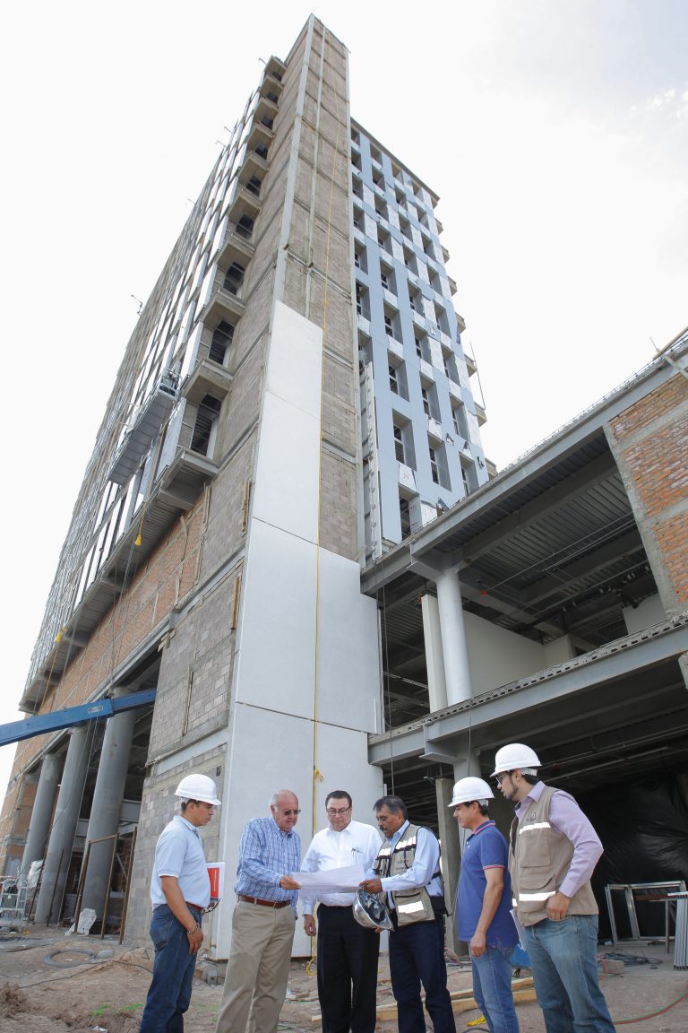 Al 80% de avance, el edificio académico de la UAA