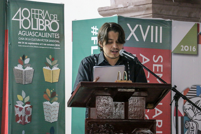 Luis Flores Romero ganó el Premio Nacional de Literatura  Joven Salvador Gallardo Dávalos con Lotería del baladro
