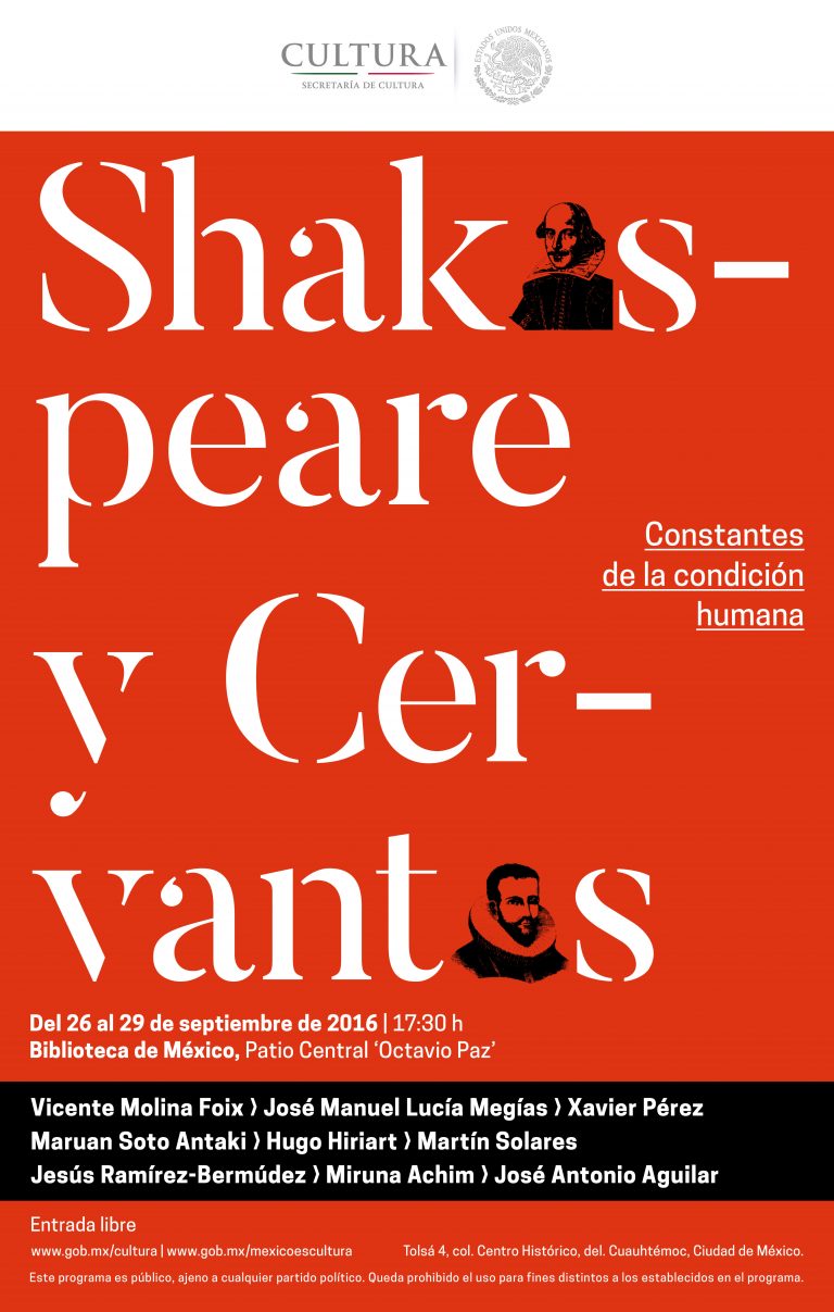Analizan la trascendencia de la obra de Cervantes y Shakespeare
