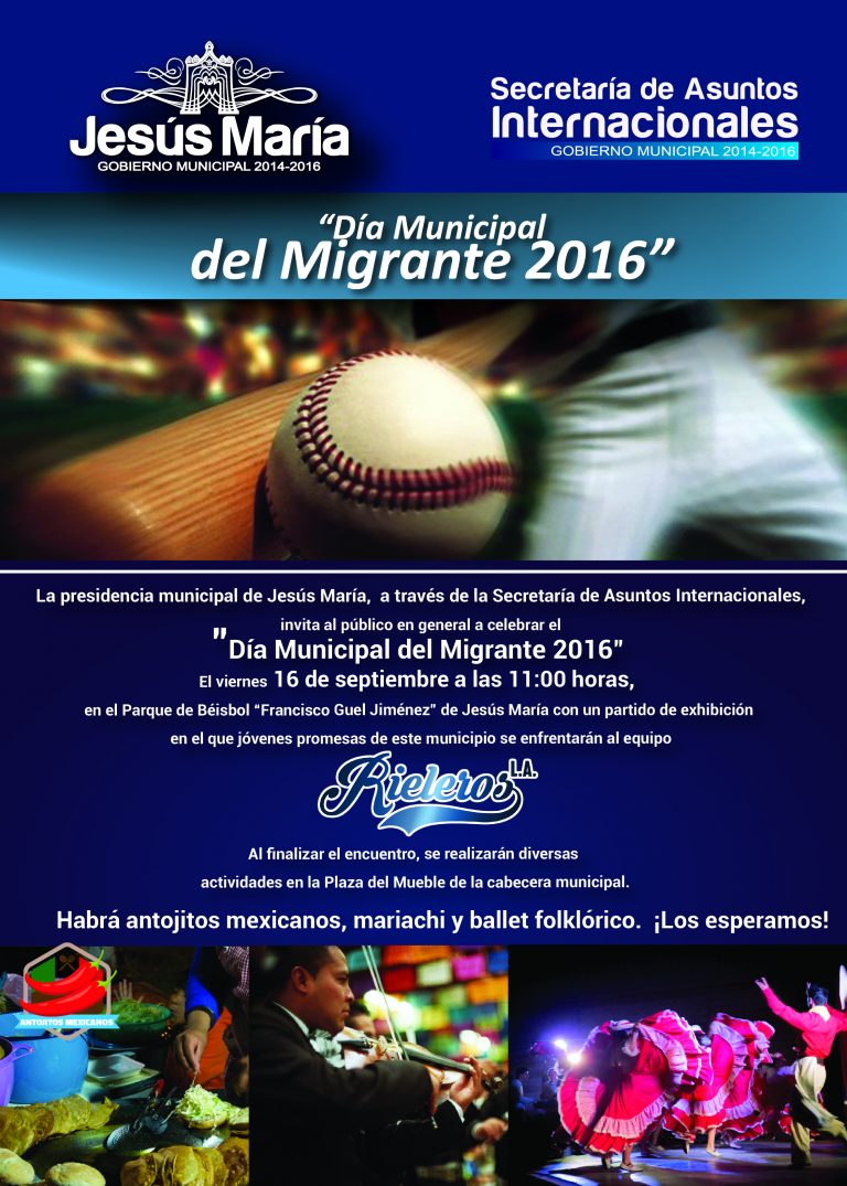 Festejará Jesús María el Día del Migrante