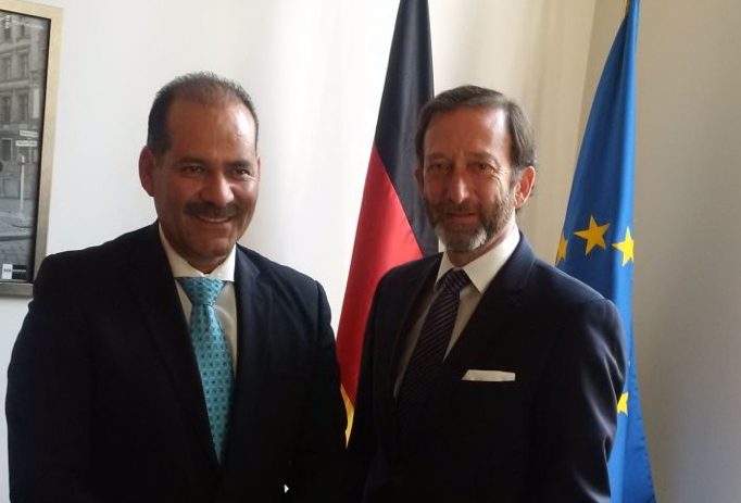 Se reúne Martín Orozco con el embajador de Alemania en México