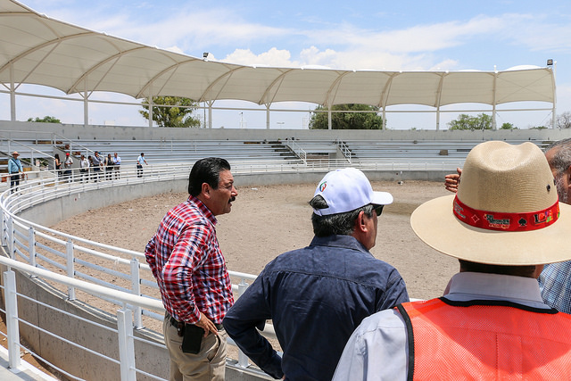 Al 63% la tercera etapa del Lienzo Charro de la Isla San Marcos