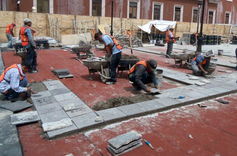 Falta el 30% de las obras de rehabilitación del Jardín de los Palacios y Estacionamiento