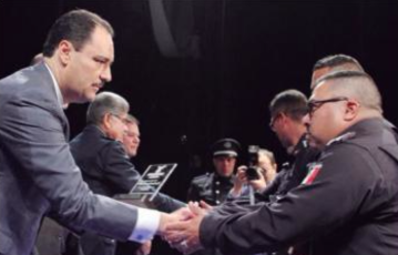 Entrega de certificados a personal operativo de Seguridad Pública Municipal