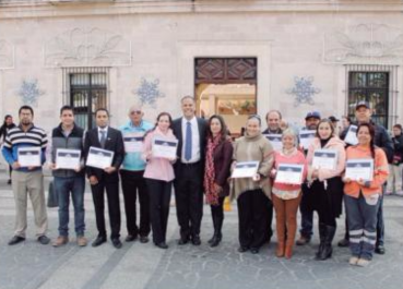 Reconocen a funcionarios de Jesús María