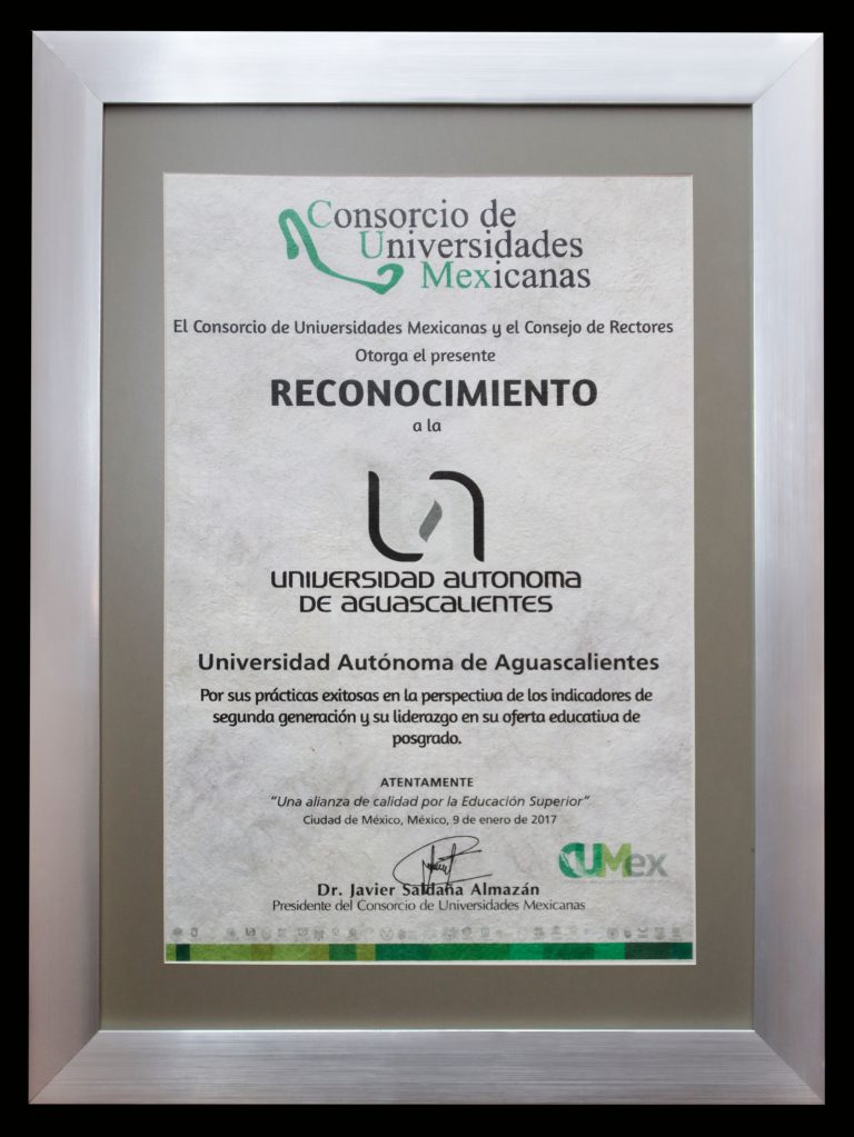 UAA recibe el reconocimiento Prácticas Exitosas Cumex 2016