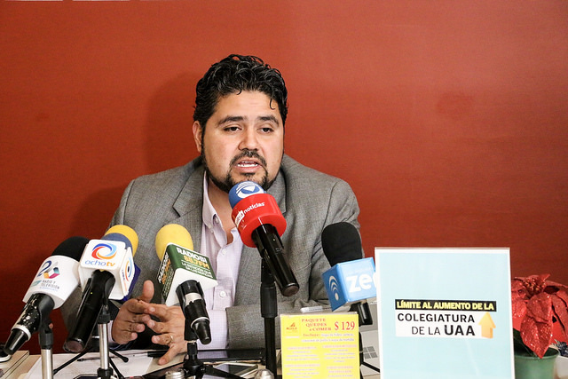 Busca el PRD limitar incrementos a colegiaturas de la Autónoma de Aguascalientes